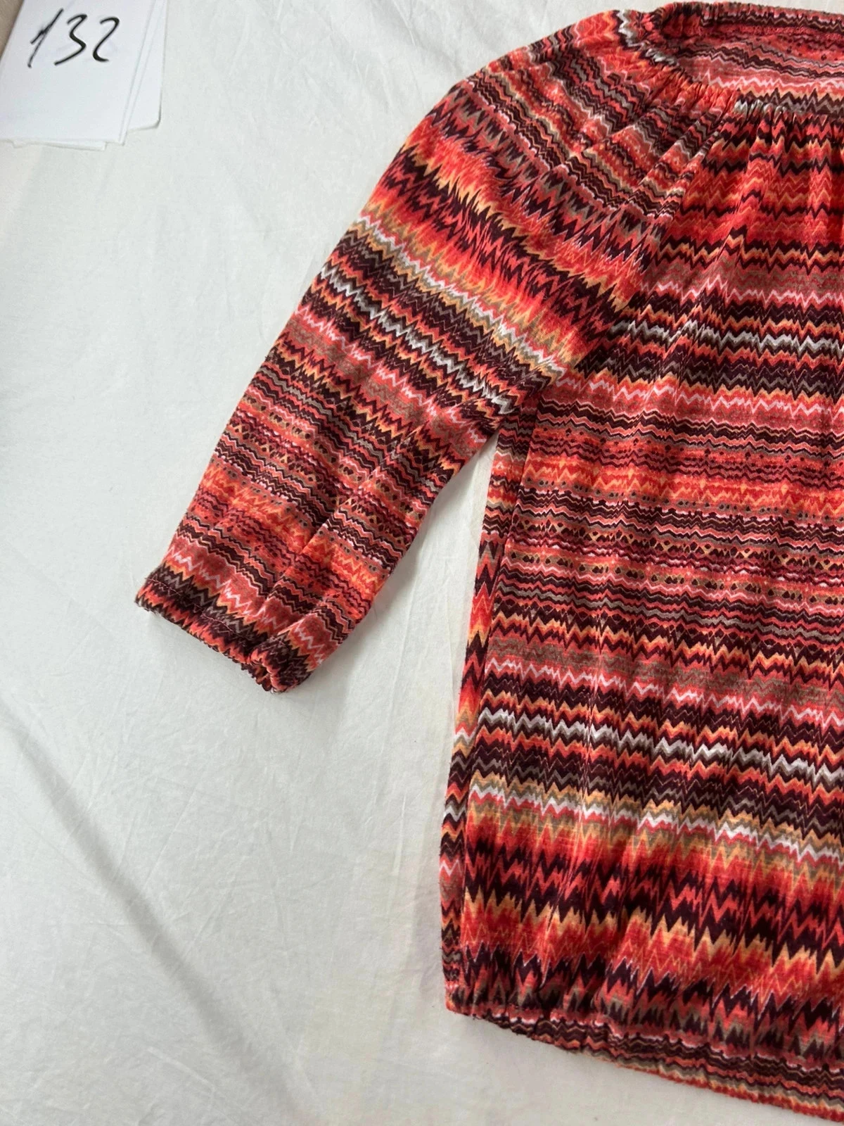 Blusa de listras rosa e multicolor vintage ici & maintenant – photo 4